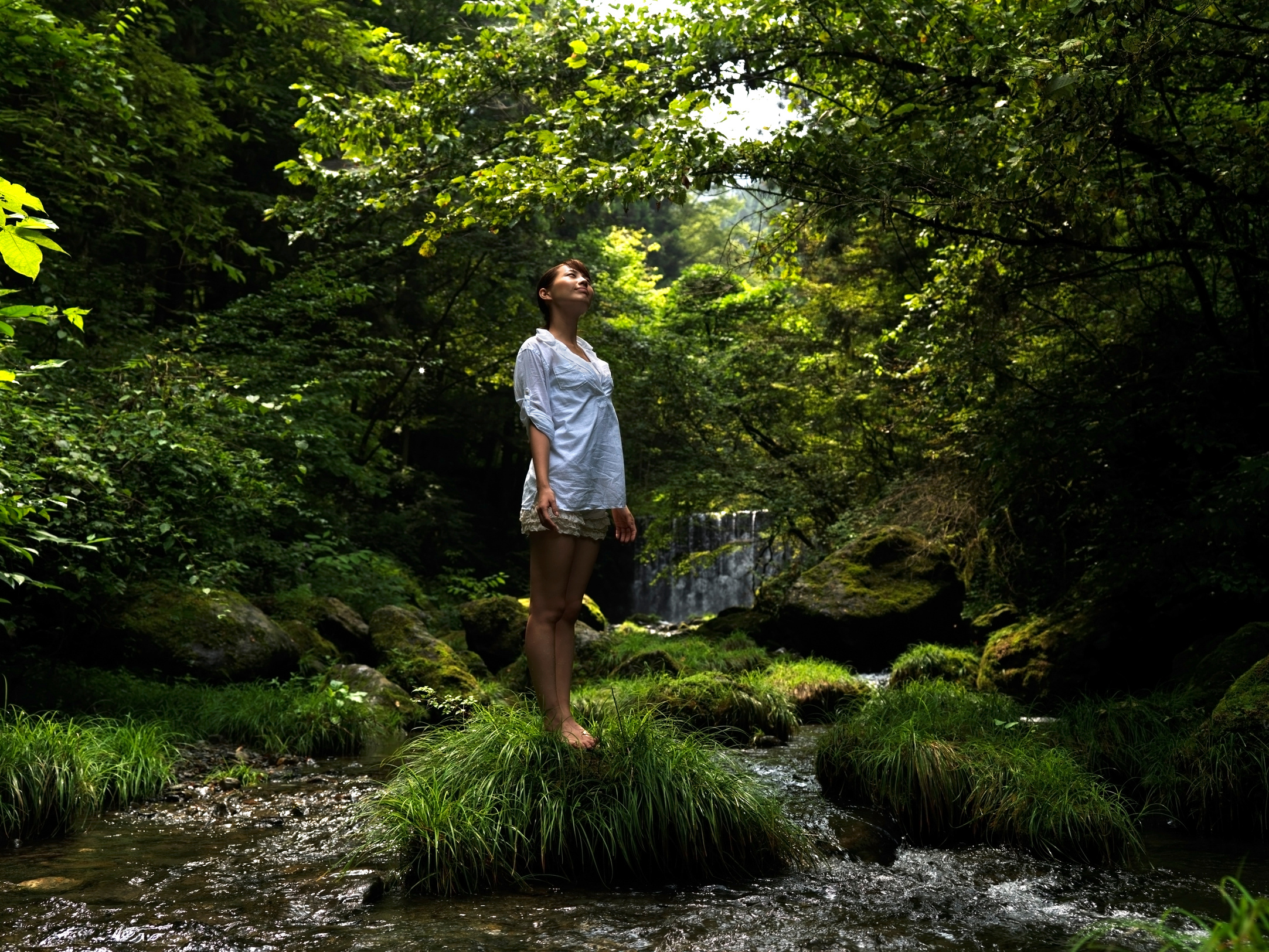 Woman in nature